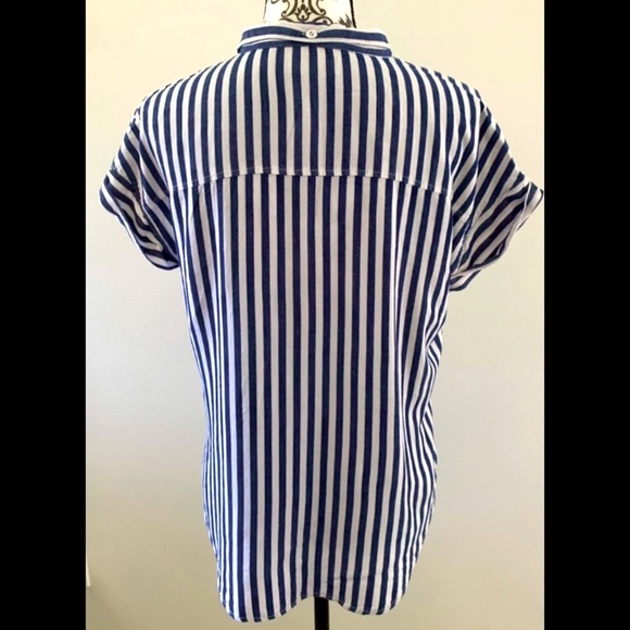 Vintage 80’s Per Se Button Down Short Sleeve Blouse - Picture 6 of 7